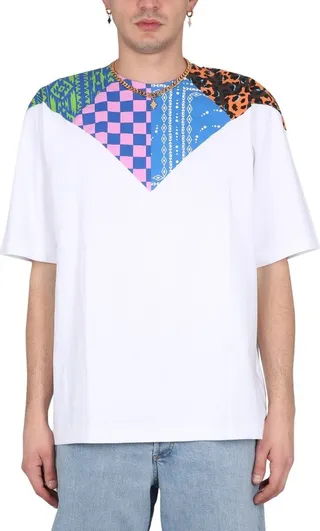 Marcelo Burlon County Of Milan Mix Match Crewneck T-Shirt