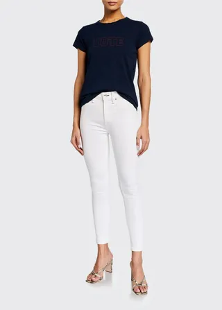 Nina High-Rise Ankle Skinny Jeans