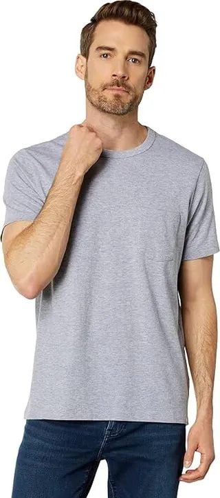 Madewell Allday Pocket Tee (New Heather Grey) Men's Clothing
