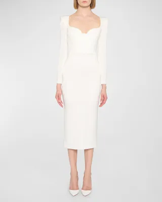 Blythe Corset Midi Dress