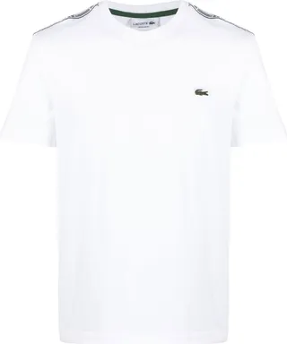 logo-tape detail T-shirt