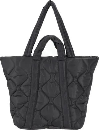 Topshop Puffy Onion Quilt Large Tote Handbag Lead