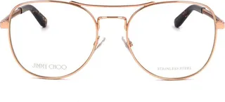 Jimmy Choo Eyewear Aviator Frame Glasses