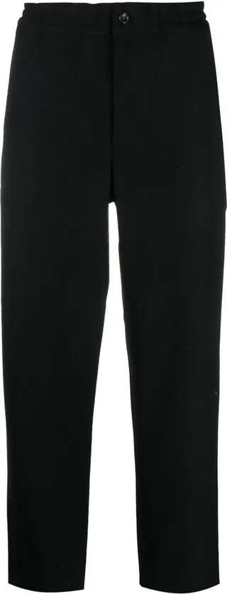 Straight-Leg Cut Trousers