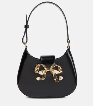 Bow Mini embellished tote bag