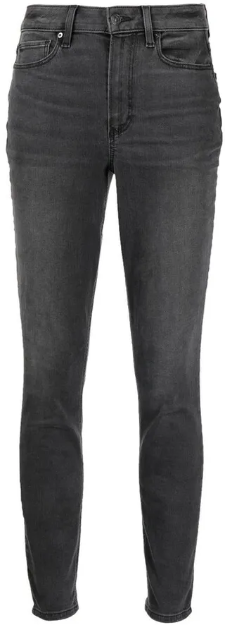 Mid-Rise Ankle-Length Jeans