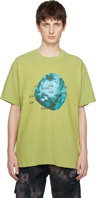 Song for the Mute Green Printed T-Shirt