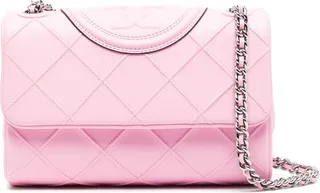 small Fleming leather shoulder bag