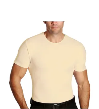 Men's Big & Tall Insta Slim Compression Short Sleeve Crew-Neck T-Shirt