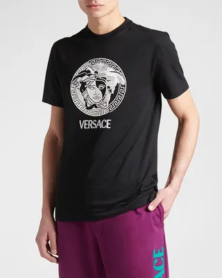 Men's Medusa Embroidered T-Shirt