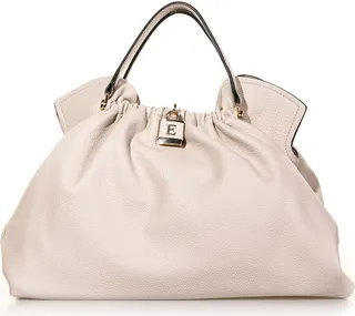 Octavia Curled Small Tote Bag With Shoulder Strap