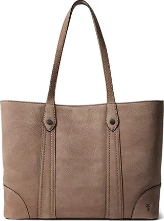 Frye Melissa Nubuck Shopper (Mushroom) Handbags