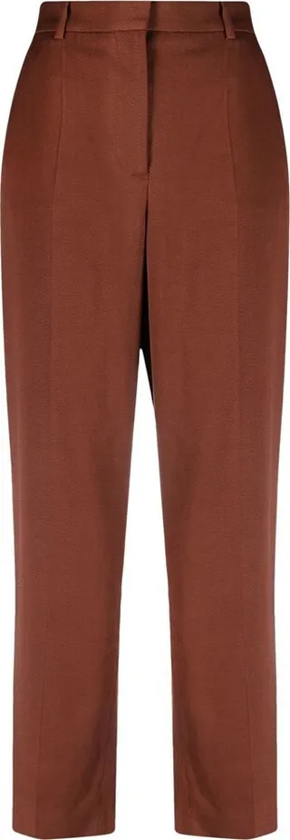 Straight-Leg Tailored Trousers
