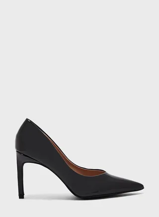 Shiny Pointed Pump