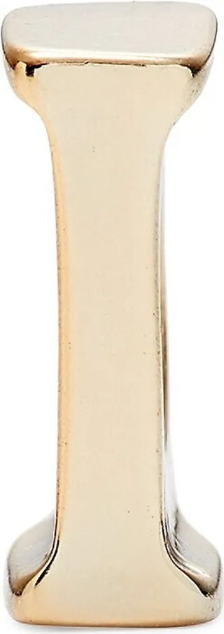 Goldtone I Shoe Charm