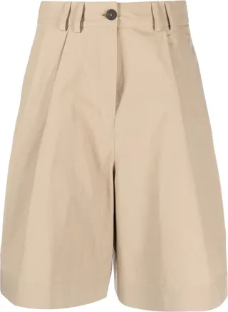 High-Waist Wide-Leg Shorts