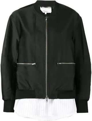 Layered Bomber Jacket