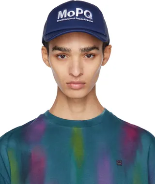 Museum of Peace & Quiet Navy Trucker Cap
