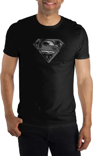 Men's Superman S Symbol Shirt-Small