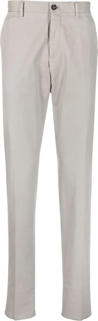 Mid-Rise Straight-Leg Chinos