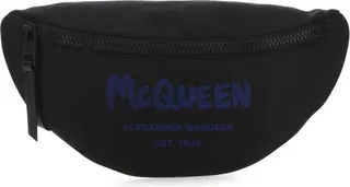 Alexander McQueen Logo Printed Belt Bag
