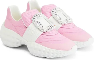 Embellished platform sneakers