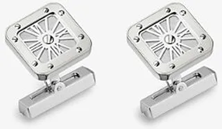 Mens Silver Santos de Palladium-plated Sterling Silver Cufflinks