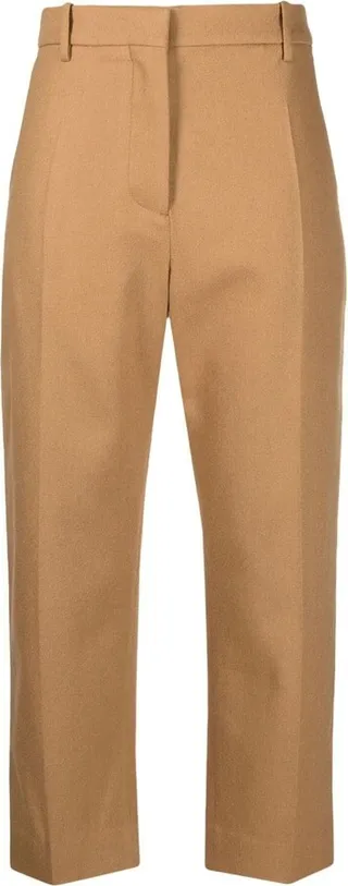 Cropped Tailored Trousers