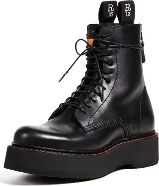R13 Platform Combat Boots