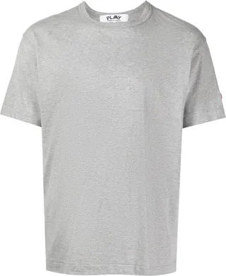 logo-patch crew-neck T-shirt