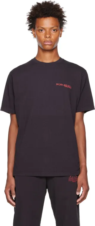 Sporty & Rich Black Disco T-Shirt