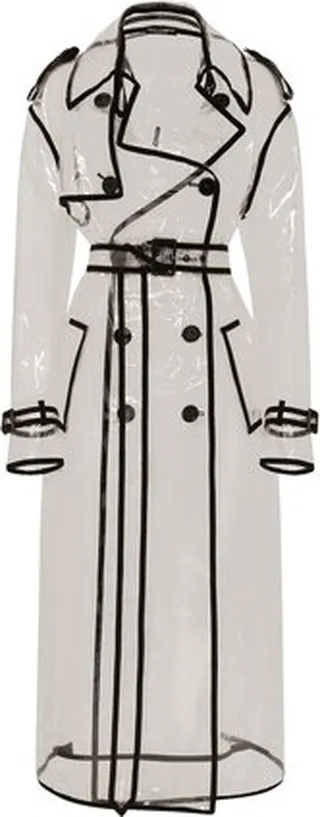 KIM DOLCE&GABBANA transparent coat