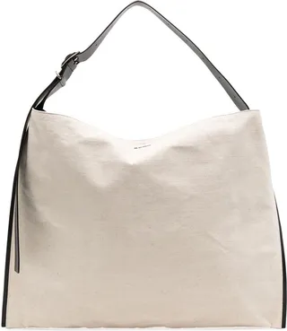 Buckle-Strap Tote Bag