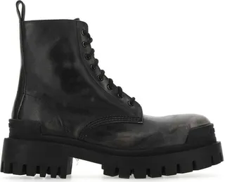 Balenciaga Strike Lace-Up Boots