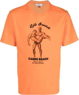 Life Guard Carne Beach print T-shirt