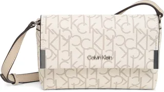 Printed Pindot Logo Crossbody Bag