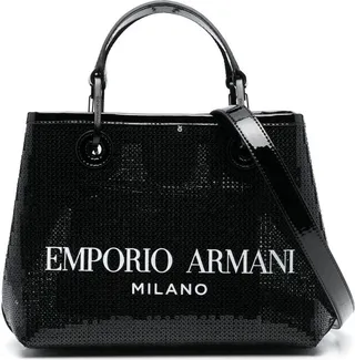 Sequin-Embellished Tote Bag