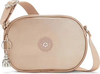 Kipling Gema Metallic Crossbody Bag Gold Charm Met
