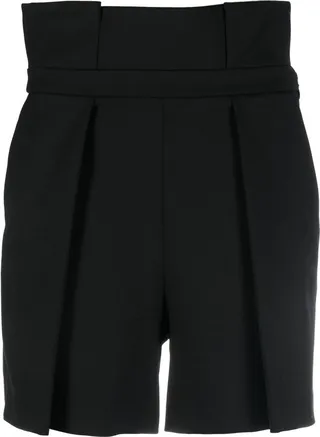 Pleated Tailored Shorts