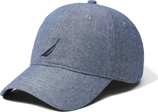 Nautica J-Class Logo 6-Panel Cap (Cobalt Wave 1) Baseball Caps