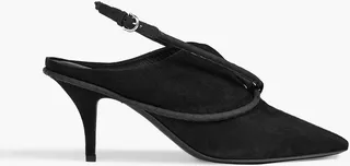 Cygnus suede slingback pumps
