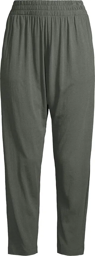 Aloe-Infused Cotton-Blend Harem Pants