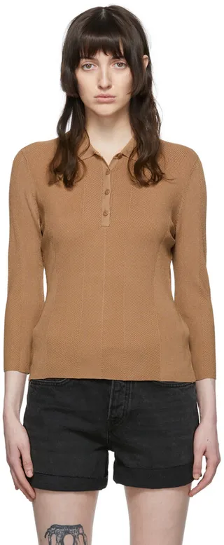 rag & bone Brown Pacey Polo