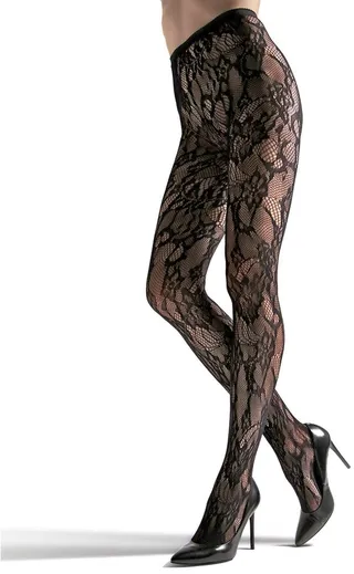 Natori Women's Lace Cut-Out Net Tights Hosiery