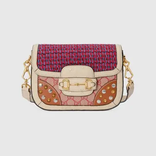 Gucci Horsebit 1955 ostrich mini bag