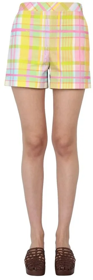 Boutique Moschino Check Printed Shorts