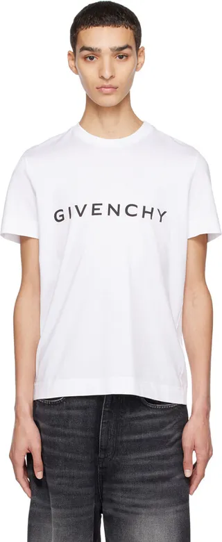 Givenchy White Archetype T-Shirt