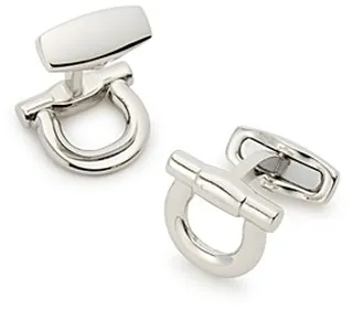 Salvatore Ferragamo Gancini Cufflinks