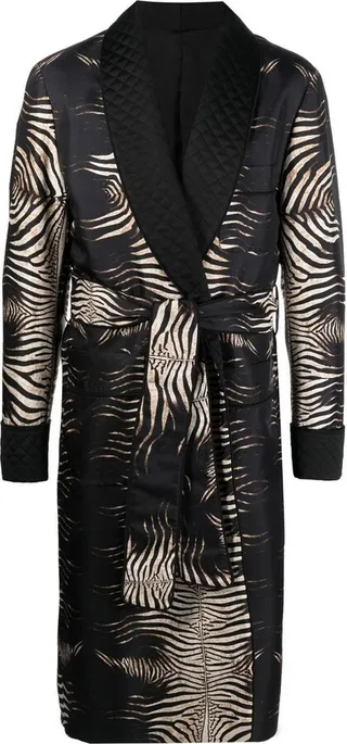 Zebra Print Robe