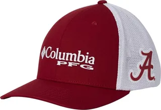 Columbia Alabama Crimson Tide Pfg Stretch Fitted Cap
